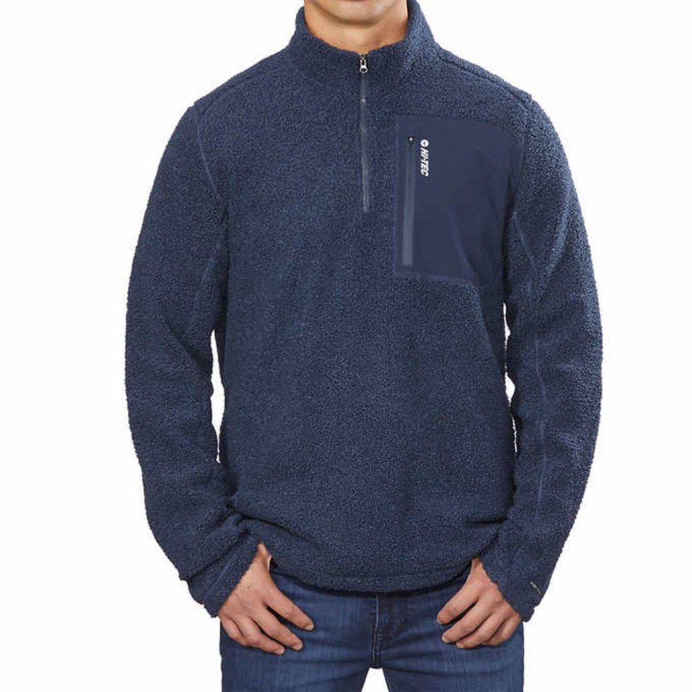Hi-Tec Men’s ¼ Zip Fleece Pullover